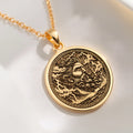 Zeus Thunder God Necklace - Gold