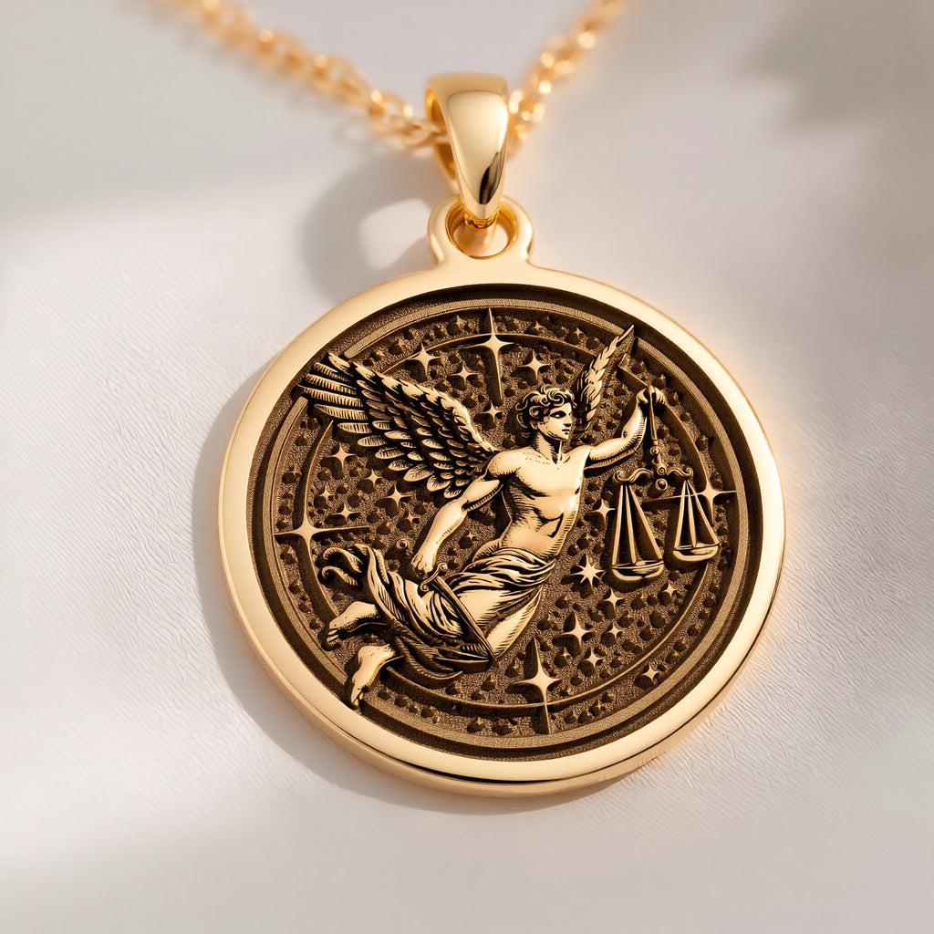 Libra Zodiac Necklace: with zodiac libra charm personalized libra astrology - View 214