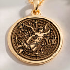 Libra Zodiac Necklace: with zodiac libra charm personalized libra astrology - View 214