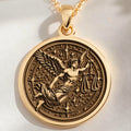 Libra Zodiac Astrological Sign Necklace - Gold