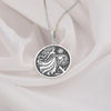 Sterling Silver Leo Women Zodiac Necklace with a detailed lion astrology pendant. Minimalist celestial jewelry for horoscope enthusiasts and a unique gift idea for Leo birthdays or astrology lovers.