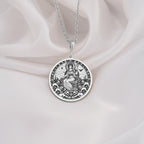 925 Sterling Silver Rhea Necklace with a Greek mythology theme, representing motherhood and fertility. A timeless piece for everyday elegance or special occasions.