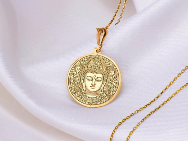 goddess tara necklace, Hindu goddess tara amulet, Tara Gold Amulet, Tara Silver Amulet, Tara Silver Medallion, Tara Goddess Rose Gold charm, Tara Pendants, Tara Charm Necklace, Dainty Hindu Tara Charm, Hindu Coin Necklace , Tara chain