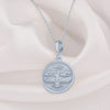 Silver Ahura mazda Silver pendant necklace