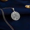 Parvati Silver Charm Pendant, Silver Hindu Goddess Charm, Parvati Sterling Silver Pendant, Spiritual Parvati Charm Necklace, Goddess Parvati Silver Jewelry, Silver Parvati Charm Necklace,