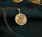 Gold Pharmacy Necklace, Healing Serpent Pendant, Bowl of Hygieia Symbol, Gold Medical Jewelry, Snake and Cup Necklace, Pharmacist Gift, Apothecary Gold Pendant, Gold Health Charm, Medical Symbol Necklace, Pharmacy Graduation Gift, Health Jewelry