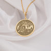 Solid Gold Asian tiger Pendant, Silver Tiger Medallion, Tiger Round Pendant, Tiger Gold Necklace, Tiger Chain, Silver Disc Tiger Pendant, Gold Tiger Pendant, Gold Tiger Chain , Tiger Gold Jewelery, Tiger Charm
