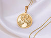 Crane Yin yang Silver Amulet, Yin yang round pendant, yin yang silver medallion, Crane round pendant, Crane disc pendant, Yin yang chain, Crane duality Jewelry, Gold Crane yin yang Medallion, Gold Crane yin yang Amulet, Yin yang Crane gift,