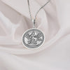 Sterling Silver Sigil of Bune Necklace: A handcrafted occult pendant of Duchess Bune (Bim, Buné), designed for prosperity and spiritual empowerment.
