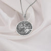 silver Virgo zodiac charm necklace, designed for those who appreciate fine handcrafted jewelry.