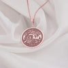 Rose Gold Asian Tiger Pendant, Rose Gold Tiger Medallion, Tiger Round Pendant, Tiger Rose Gold Necklace, Tiger Chain, Rose Gold Disc Tiger Pendant, Rose Gold Tiger Pendant, Rose Gold Tiger Chain, Tiger Rose Gold Jewelry, Tiger coin gift.