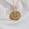 14K Solid Gold this Mother Ganga pendant necklace symbolizes the divine purity and healing energy of the Ganges River. The radiant gold enhances the pendant’s intricate design, embodying the sacred water goddess and the life force she represents. As a precious and durable material, 14K solid gold ensures that this powerful spiritual piece will be cherished for generations. The smooth, polished surface reflects the spiritual depth of the pendant, creating a luxurious yet meaningful talisma