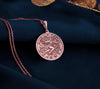 Rose gold Sagittarius necklace designed for women, blending elegance with the bold energy of the Sagittarius zodiac sign.