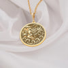 Cancer Zodiac charm Necklace handcrafted in 14K Solid Gold. Features intricate astrology-inspired design, perfect for birthdays, astrology lovers, and celestial jewelry collectors. Luxurious horoscope pendant gift for her.
