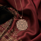 Maha Kali Yantra Sacred Geometry Pendant | 14K Gold & Silver Options - Spiritual Protection Sacred Symbol - Image 2