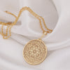 Metatron’s Cube Gold Sacred Geometry Necklace –HandcraftedCrafted in 14K Solid Gold, this pendant symbolizes universal balance, spiritual energy, and ancient wisdom. Ideal gift for meditation lovers, healing arts, energy alignment