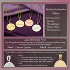 Personalized Celestial Sun & Moon Pendant | 14K Gold & Silver Options - Astrological Sign Guiding Light - Image 2