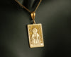 14K Solid Gold The Magician Tarot Charm Necklace, Silver The Magician Tarot Charm Pendant, Dainty Rose Gold Tarot Card Charm Gift