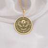 14k Gold Horus Necklace featuring an Egyptian Falcon Pendant. Handmade and symbolic, this jewelry is perfect for mythology lovers. Dainty, minimalist, and crafted in solid gold for everyday wear or as a meaningful gift.
