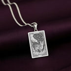 A striking 925 sterling silver Bengal Cat charm. The art shows the wild, celestial cat, a meaningful piece of witchy jewelry for her.