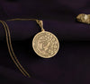 14K gold peacock peafowl pendant necklace with intricate feather design, perfect for statement jewelry. Elegant gold pendant for peacock lovers, ideal for gifting or everyday wear. Handmade gold peacock necklace featuring fine craftsmanship and