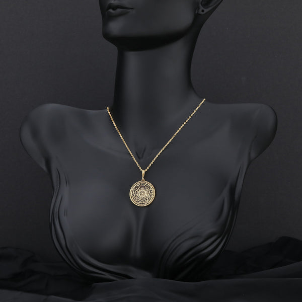 14K Solid Gold Seven Archangels, Archangel Necklace, Angel Jewelery, Archangel Pendant, Guardian Angel, Archangel Gabriel, Uriel