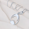 Sun And Moon Necklace 14K Solid Gold Celestial Jewelry Silver Sun and moon Charm Necklace Solid Gold Dainty Celestial Necklace Gift