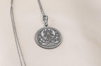 Brahma God Creator Pendant | 14K Gold & Silver Options - Spiritual Protection Hindu Mythology - Image 2