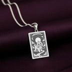 A striking 925 sterling silver Maltese charm. The art shows the celestial dog, a meaningful piece of jewelry for a pet owner.