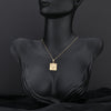 gold Albert HoffmannBicycle Ride Necklace | 14K Solid Gold LSD Charm Jewelry | Trippy Hippie Necklace | Unique Molecule Pendant