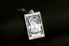 Silver Cat Lovers Tarot Necklace, The Lovers Cat Pendant, Silver Cat Tarot Charm, Feline Couple Necklace, Cat Tarot Card Jewelry, Cat Love Symbol Pendant, Zodiac Cat Lovers Necklace, Handmade Cat Tarot Pendant, Cat Couple Tarot Necklace