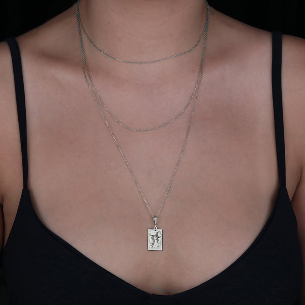 silver witch necklace with cat Crystal cat pendant witchcraftVintage witch necklace with feline charmBlack cat occult necklaceWitchcraft cat pendant&quot;Magical cat charm necklace Solid gold witch necklace with hat