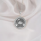 925 sterling silver snow globe necklace with two cats in a whimsical charm design. A thoughtful, handmade gift for cat lovers, ideal for birthdays, holidays, or everyday wear