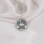 925 sterling silver snow globe necklace with two cats in a whimsical charm design. A thoughtful, handmade gift for cat lovers, ideal for birthdays, holidays, or everyday wear