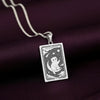 A striking 925 sterling silver Scottish Fold charm. The art shows the adorable cat, a meaningful piece of witchy jewelry for her.
