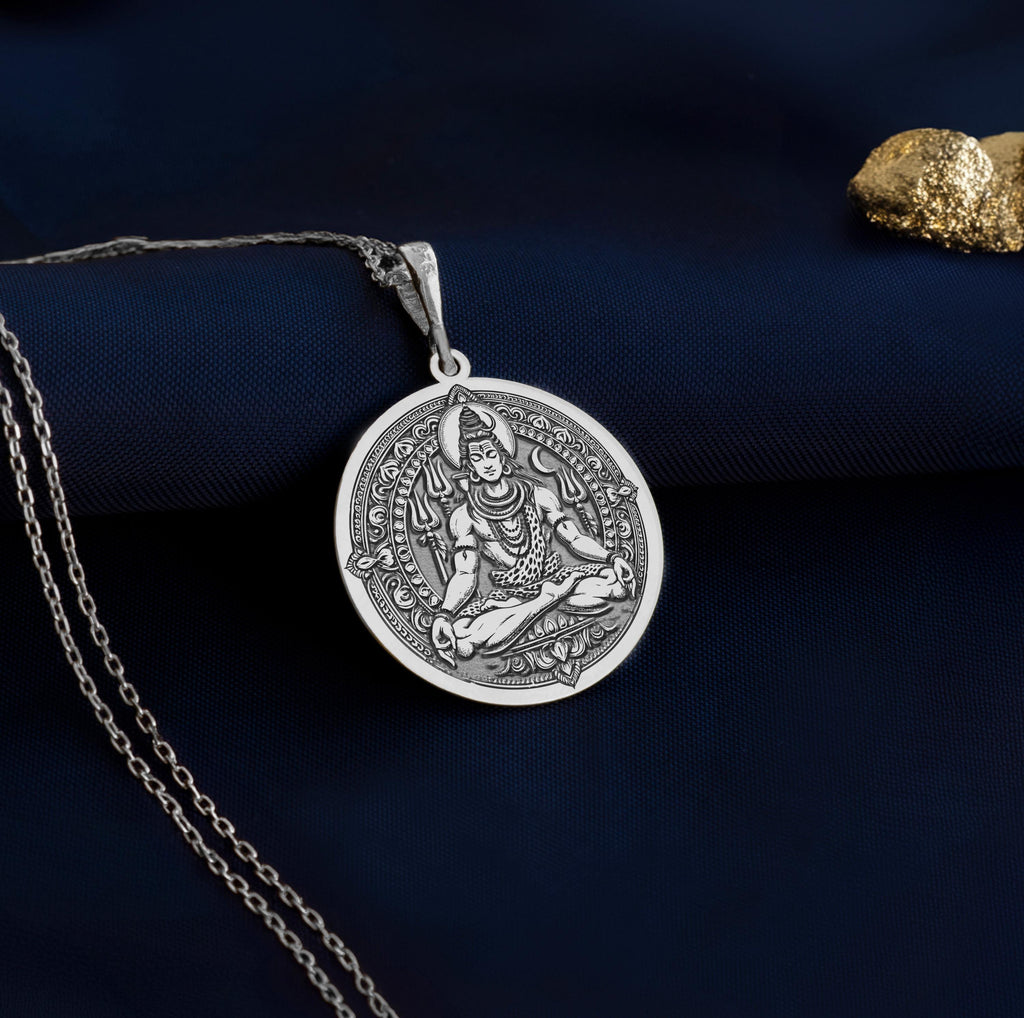 Silver Shiva Charm necklace
Shiva meditation necklace
Shiva meditation silver pendant
Mahadeva silver pendant
Mahadeva silver necklace
Hindu god silver jewelry
Shiva medallion silver medallion
Real silver Shiva charm necklace