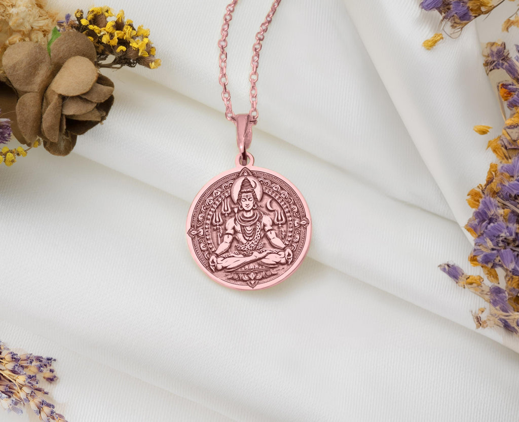 Rose Gold Shiva charm pendant
Shiva meditation necklace
Shiva meditation rose gold pendant
Mahadeva rose gold pendant
Mahadeva rose gold necklace
Hindu god rose gold jewelry
Shiva medallion rose gold medallion
Real rose gold Shiva charm necklace