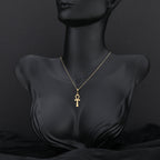 Ankh Key of Life Pendant | 14K Gold & Silver Options - Ancient Mythology Protection Talisman - Image 3