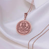 Brahma 14K Solid Gold Pendant, Hindu God Brahma, Gift for Hindu Brahman, Trimurti Gold Charm Necklace, Brahma Silver Necklace, Hindu jewelry
