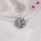 925 Sterling Silver Sakura Tree Pendant showcasing a delicate cherry blossom design, perfect for nature enthusiasts and timeless jewelry collectors.