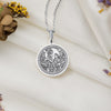 Krishna Radha pendant embodies romance and spirituality. Krishna serenading Radha with his flute makes this medallion a unique, meaningful jewelry piece, perfect for those who seek beauty and devotion in their accessories