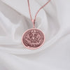 Mother Ganga necklacependant is beautifully plated with Rose Gold, a unique finish that combines the warmth of gold with a soft pinkish hue. Rose gold symbolizes love, compassion, and the nurturing qualities of the divine feminine. The soft glow of rose gold complements the sacred representation of Mother Ganga, who brings purification and healing. This rose gold-plated pendan