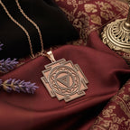 Maha Kali Yantra Sacred Geometry Pendant | 14K Gold & Silver Options - Spiritual Protection Sacred Symbol - Image 3