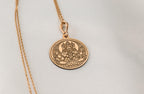 brahma round disc necklace, Brahma Gold chain, Brahman pendant, Brahma silver charm necklace, Brahma Charm pendant silver, Brahma talisman, brahma amulet, Brahma medallion gold, Brahma coin pendant, brahma pendant gift, brahma necklace gift
