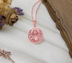 14K Solid Gold Jesus Charm Necklace, Christ Silver Pendant, Rose Gold Jesus Christ Necklace, Christian Jewelry, Holy Face Medallion, Savior