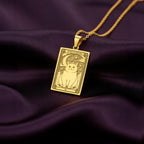 A polished 14K solid gold British Shorthair medallion. This fine pet jewelry represents the breed's affectionate nature, a perfect cat lover gift.