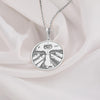 Silver Third Eye Pendant Necklace – Spiritual Chakra Jewelry for Protection and Healing, Boho Mystic All-Seeing Eye Necklace, Handmade Artisan Amulet, Yoga Meditation Jewelry, Esoteric New Age Gift,Sterling Silver Chakra Pendant for Women and Men