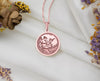 ose gold classical mythology jewelryRose gold heart and arrow necklaceRose gold eternal love pendantHandmade rose gold Venus and Cupid pendantRose gold mythology-inspired jewelryRose gold mother-son themed pendantRose gold love symbol necklace