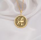 Elegant 14K Solid Gold Poodle pendant, featuring a finely detailed dog medallion. A perfect pet lover’s charm, symbolizing elegance, intelligence, and companionship, making it a meaningful gold Poodle necklace for dog enthusiasts.