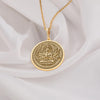 14K Gold & Sterling Silver Aizen Myo-o Pendant - The Wisdom King Aizen , RagarajaNecklace, Japanese Buddhist Jewelry, Gift for Buddhist